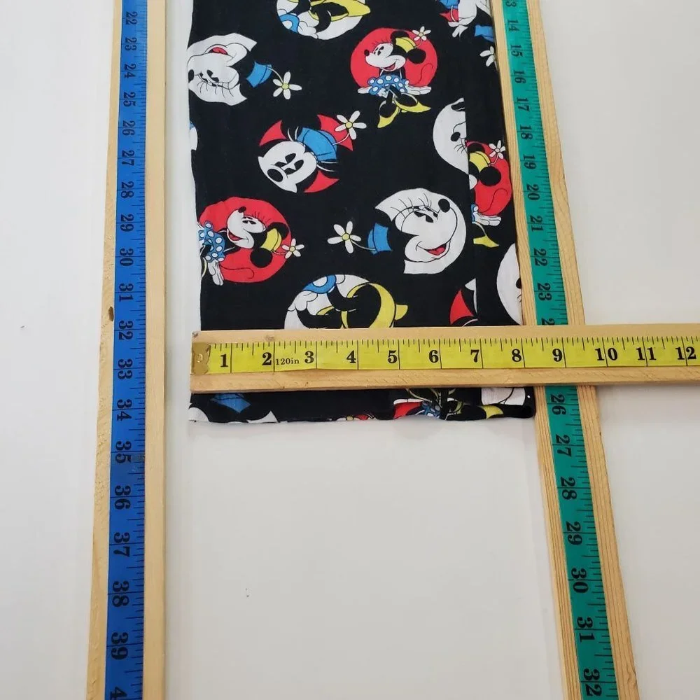 Disney Girls Mickey Mouse Pajama Pants Size M‎ Elastic Waist Sleep Stretch Soft
